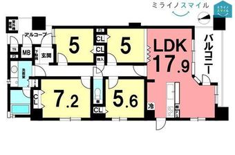 4LDK apartment in Mizuho Ward, Nagoya