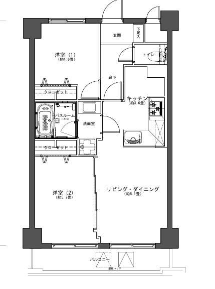 2LDK apartment in Nishitokyo, Tokyo - Photo 1
