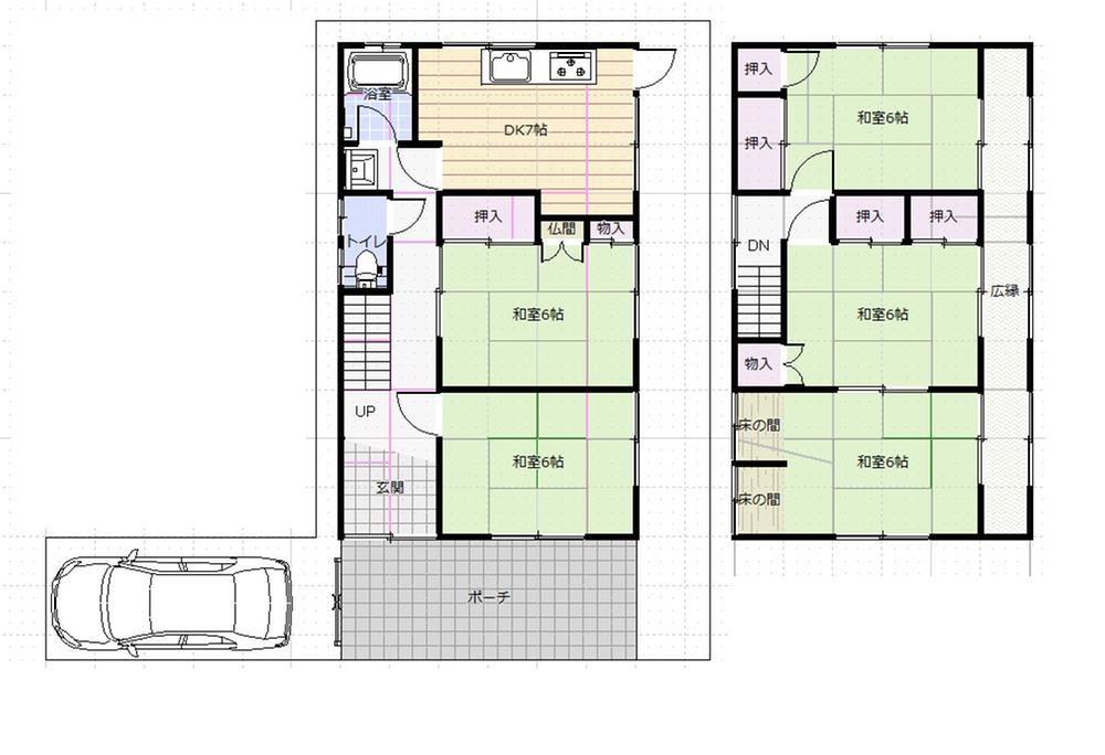 5DK house in Nishi Ward, Sakai, Osaka - Photo 1