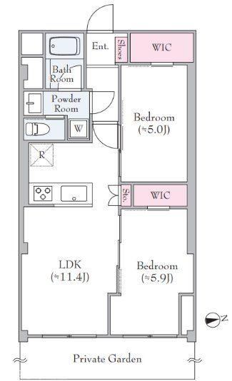 2LDK apartment in Komae, Tokyo - Photo 1