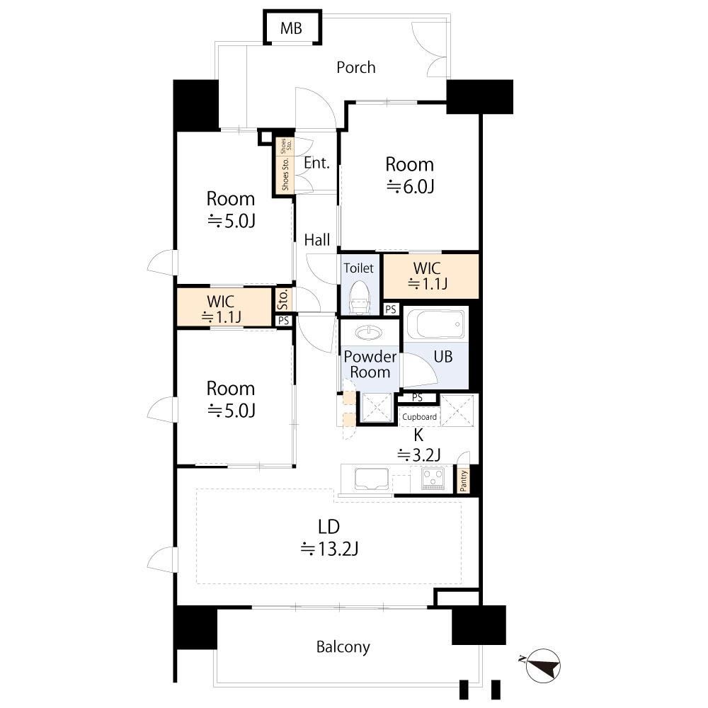 3LDK apartment in Kawaguchi, Saitama - Photo 1