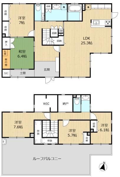 5LDK+S house in Ikoma, Nara - Photo 1