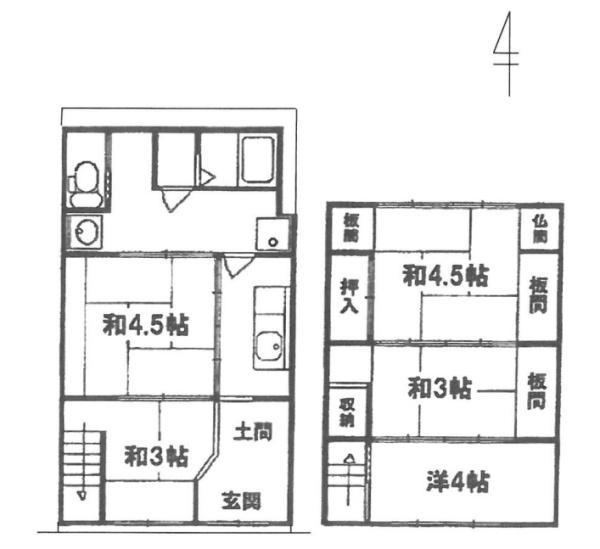 5K house in Kamigyo Ward, Kyoto - Photo 1