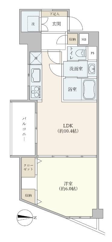 1LDK apartment in Ota Ward, Tokyo - Photo 1