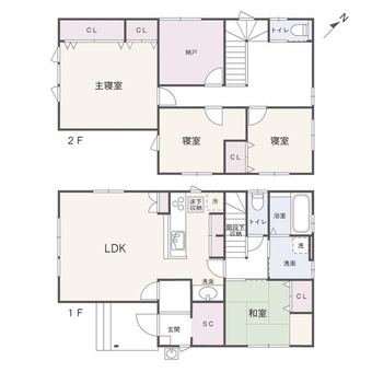 4LDK+S house in Konan Ward