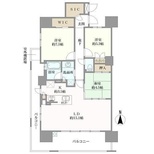 3LDK apartment in Higashi Ward, Nagoya, Aichi - Photo 1