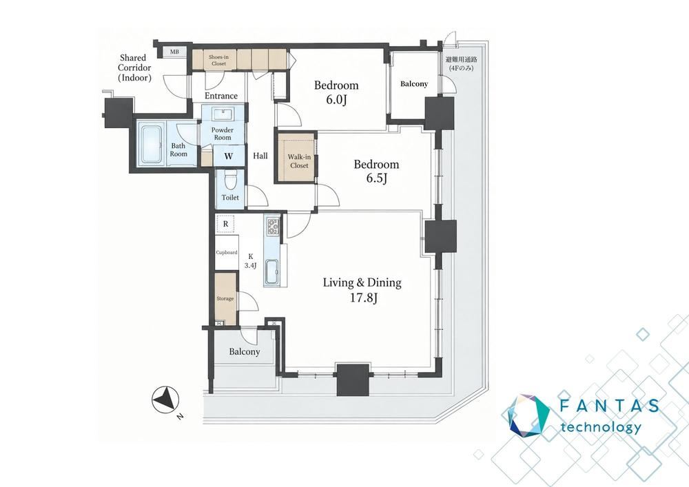 2LDK apartment in Shinagawa Ward, Tokyo - Photo 1