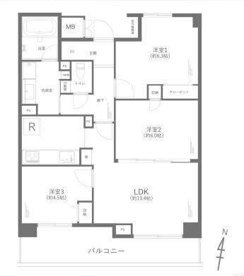 3LDK apartment in Ebina, Kanagawa - Photo 1