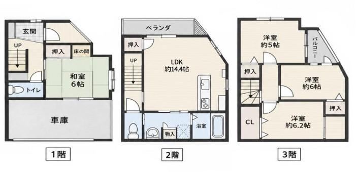 4LDK house in Joto Ward, Osaka - Photo 1