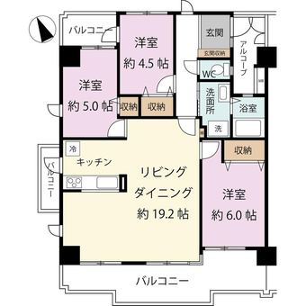 3LDK apartment in Toyoake