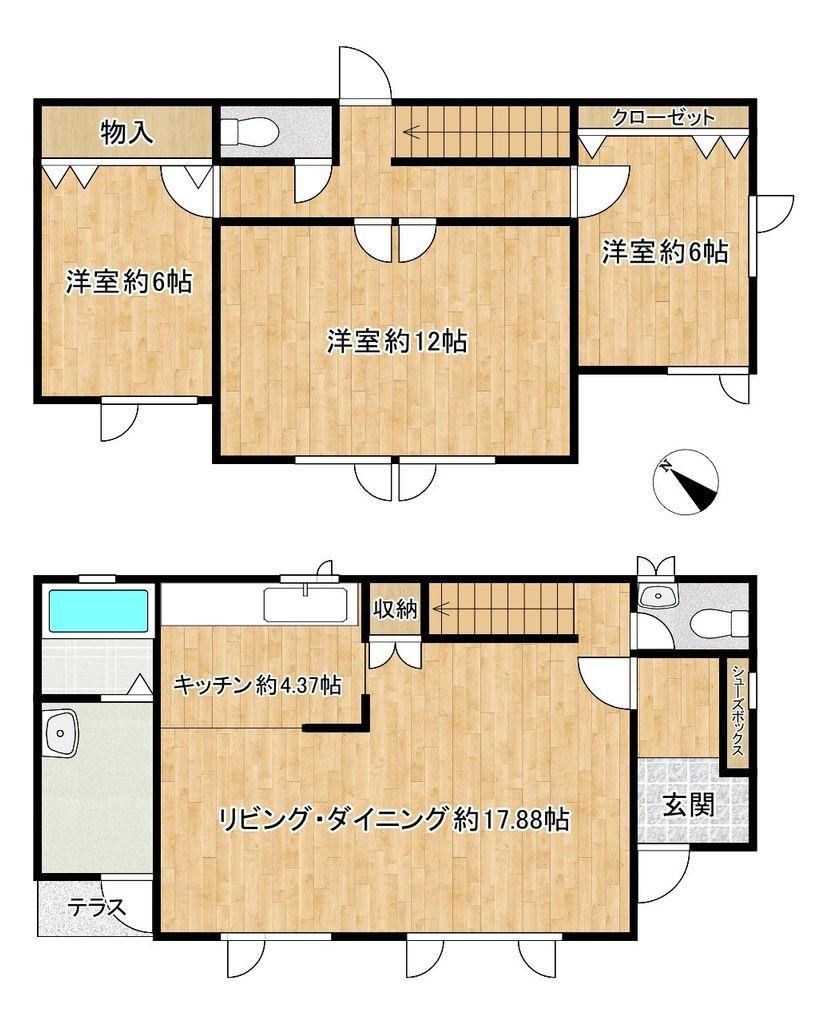 3LDK house in Kiyota Ward, Sapporo, Hokkaido - Photo 1