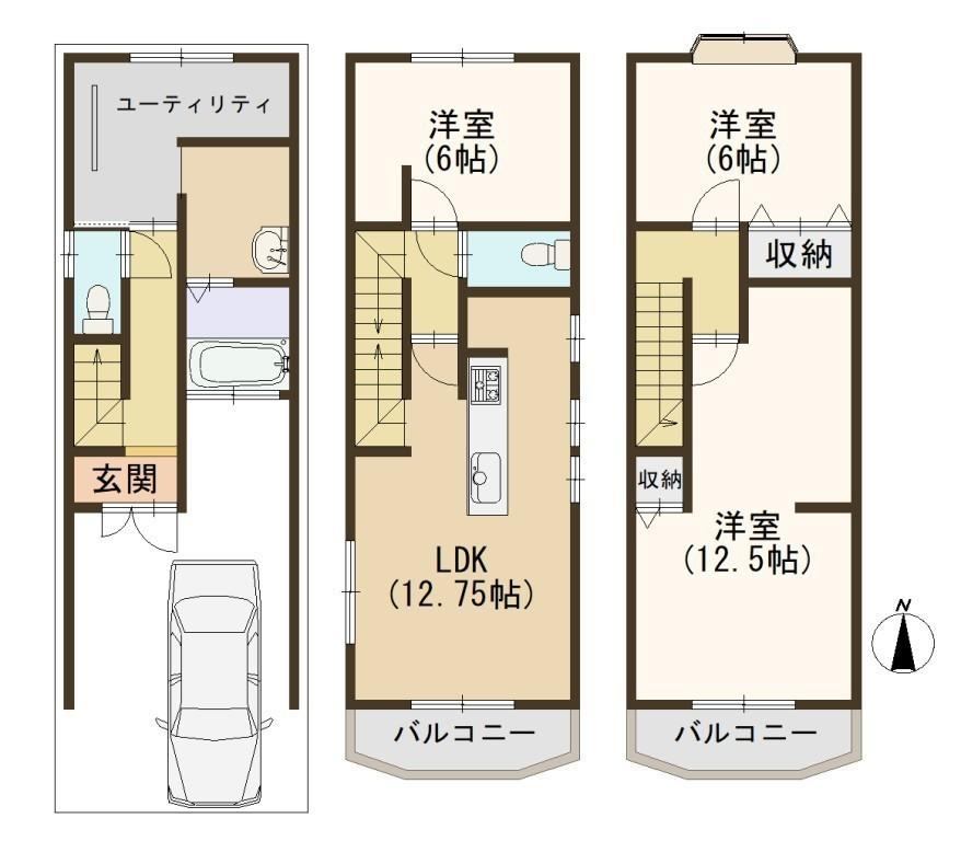 3LDK house in Higashiosaka, Osaka - Photo 1