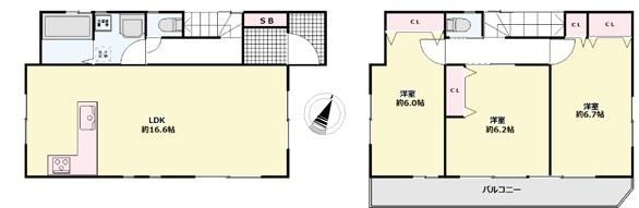 3LDK house in Matsudo, Chiba - Photo 1