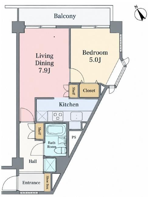 1DK apartment in Ota Ward, Tokyo - Photo 1