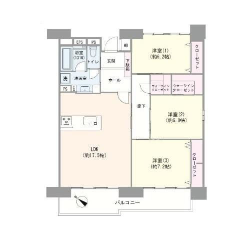 3LDK apartment in Naka Ward, Yokohama, Kanagawa - Photo 1