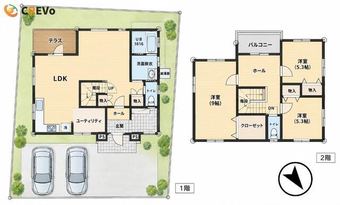 3LDK house in Asakura