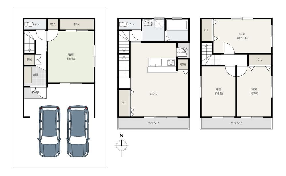 4LDK house in Kadoma, Osaka - Photo 1