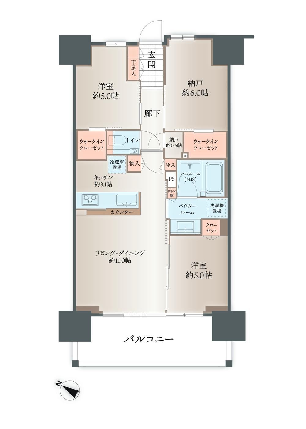2LDK apartment in Toshima Ward, Tokyo - Photo 1