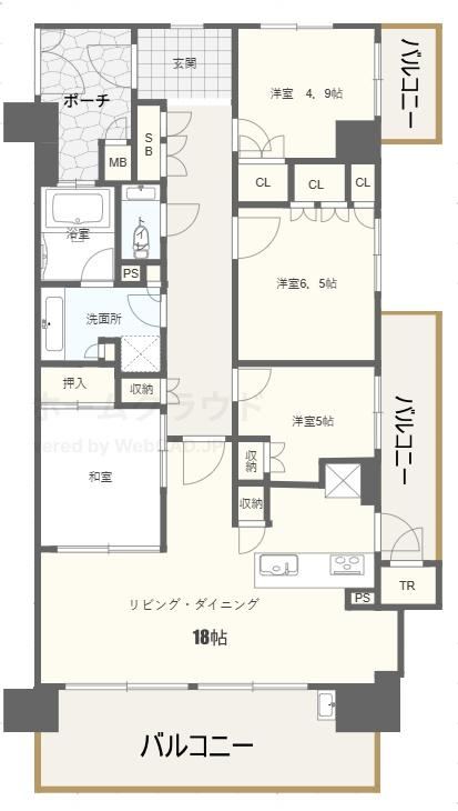 4LDK apartment in Joto Ward, Osaka - Photo 1