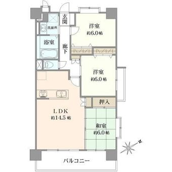 3LDK apartment in Hanno