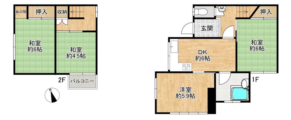 4DK house in Daito, Osaka - Photo 1