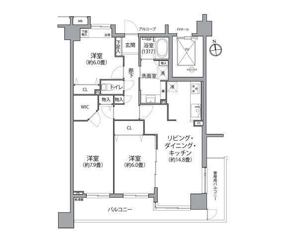 3LDK apartment in Kamakura, Kanagawa - Photo 1