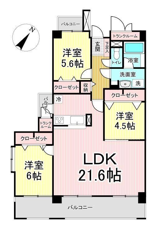 3LDK apartment in Taihaku Ward, Sendai, Miyagi - Photo 1