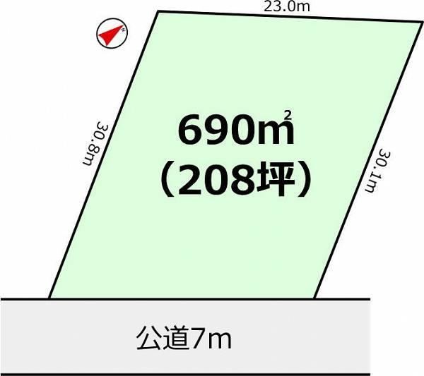 690 m² land in Moriya, Ibaraki - Photo 1
