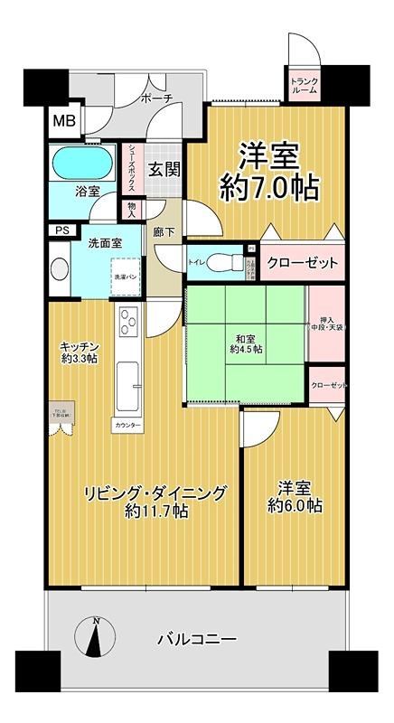 3LDK apartment in Joto Ward, Osaka - Photo 1