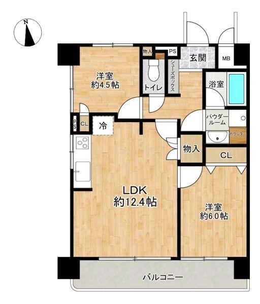 2LDK apartment in Chuo Ward, Fukuoka - Photo 1