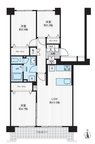 3LDK apartment in Urayasu
