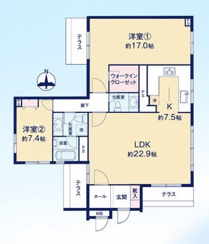 2LDK apartment in Setagaya Ward, Tokyo - Photo 1