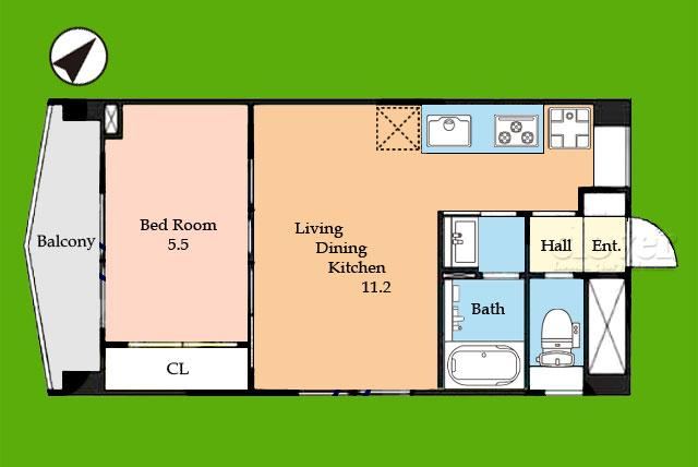 1LDK apartment in Toshima Ward, Tokyo - Photo 1