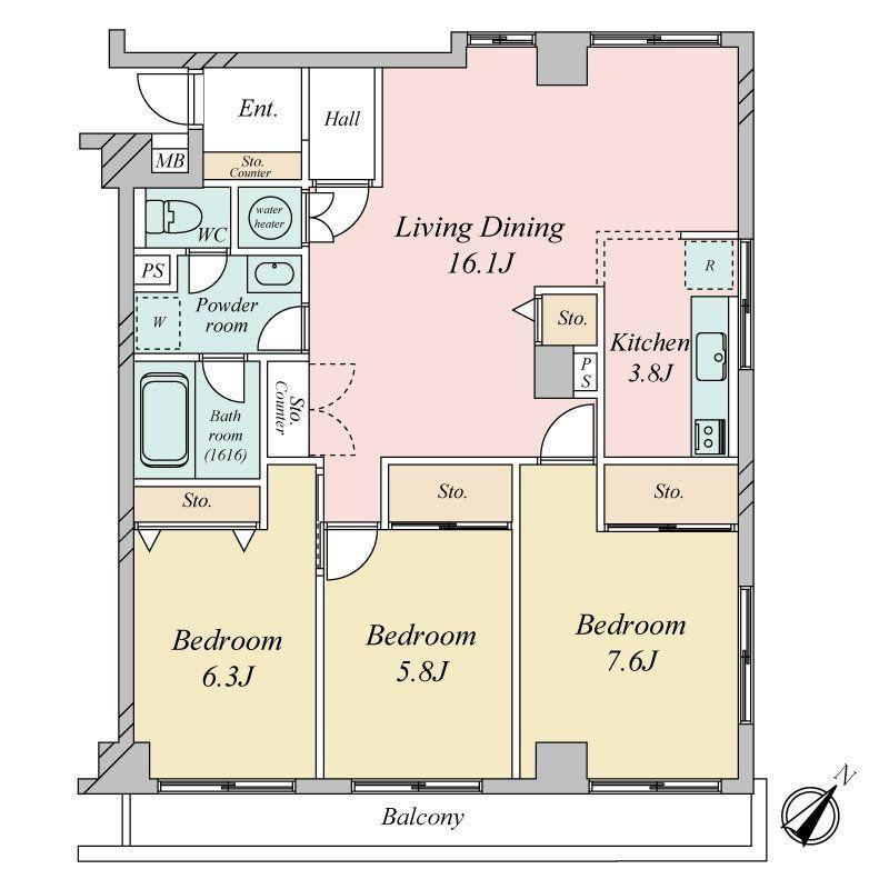3LDK apartment in Machida, Tokyo - Photo 1
