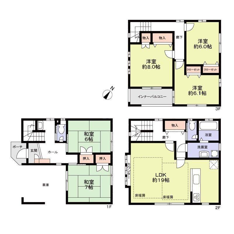 5LDK house in Nishi Ward, Sakai, Osaka - Photo 1