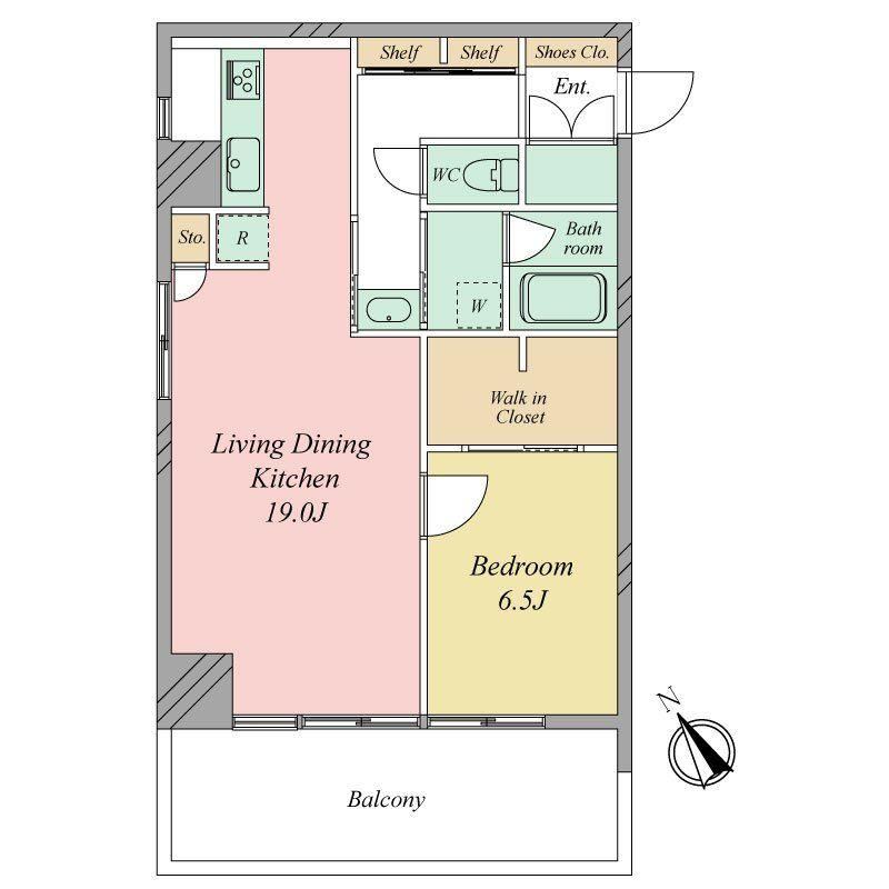 1LDK apartment in Chuo Ward, Fukuoka - Photo 1