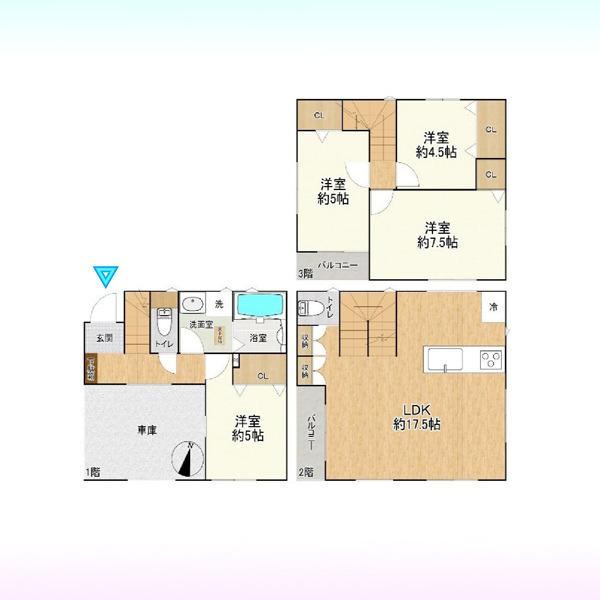 4LDK house in Kita Ward, Saitama - Photo 1