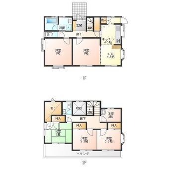 5LDK+S house in Mishima