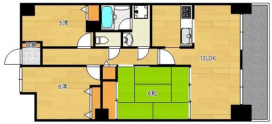 3LDK apartment in Nishi Ward, Hiroshima - Photo 1