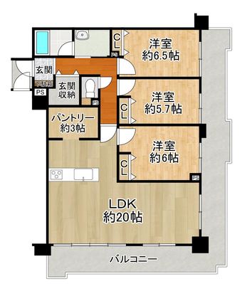 3LDK apartment in Muko