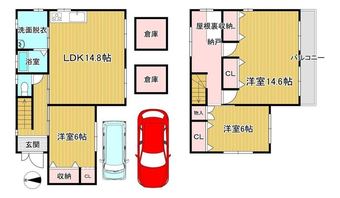 3LDK+S house in Yawata
