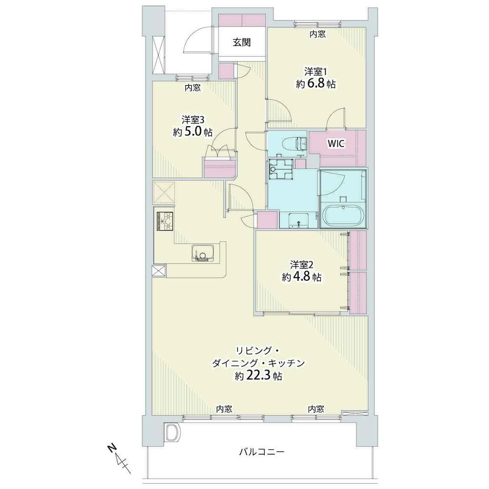 3LDK apartment in Anjo, Aichi - Photo 1