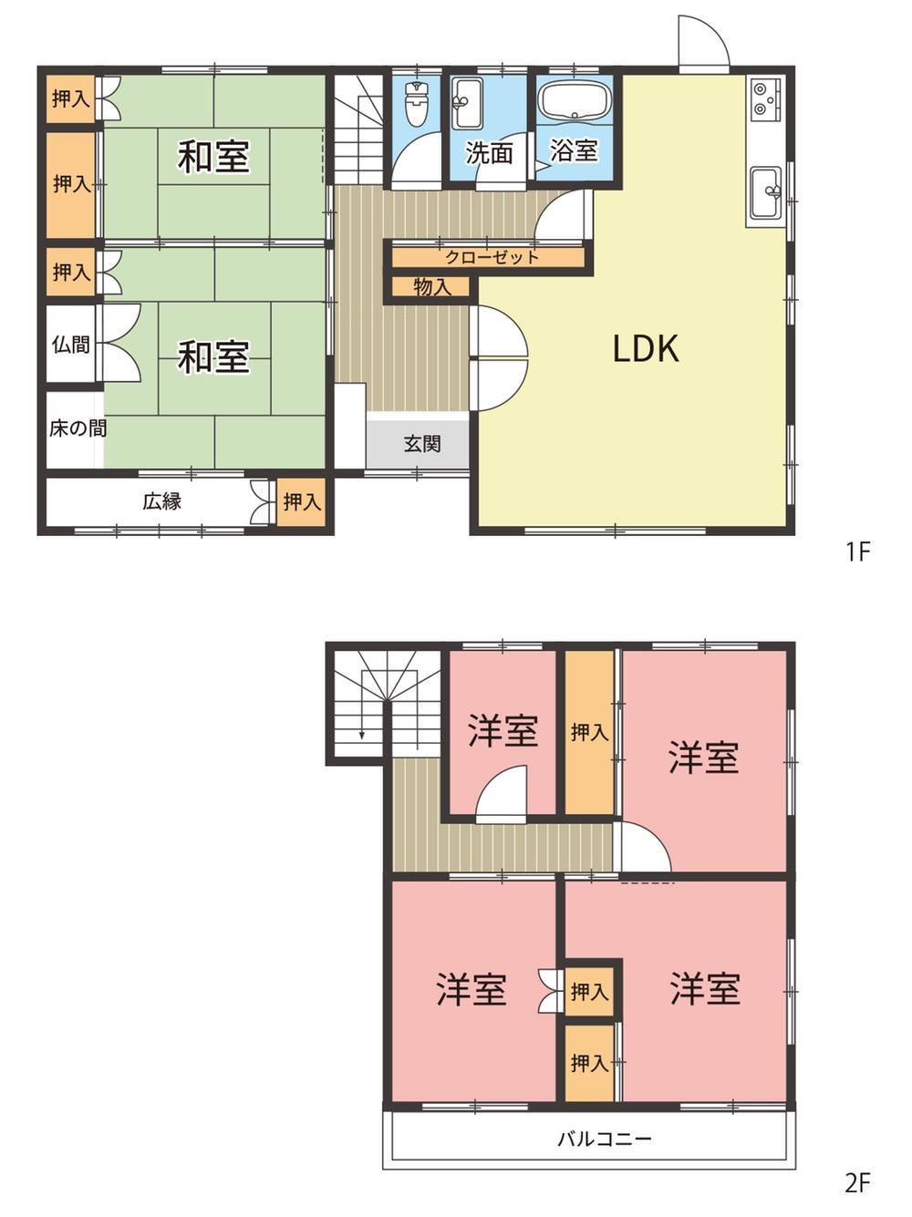 6LDK house in Fukuyama, Hiroshima - Photo 1