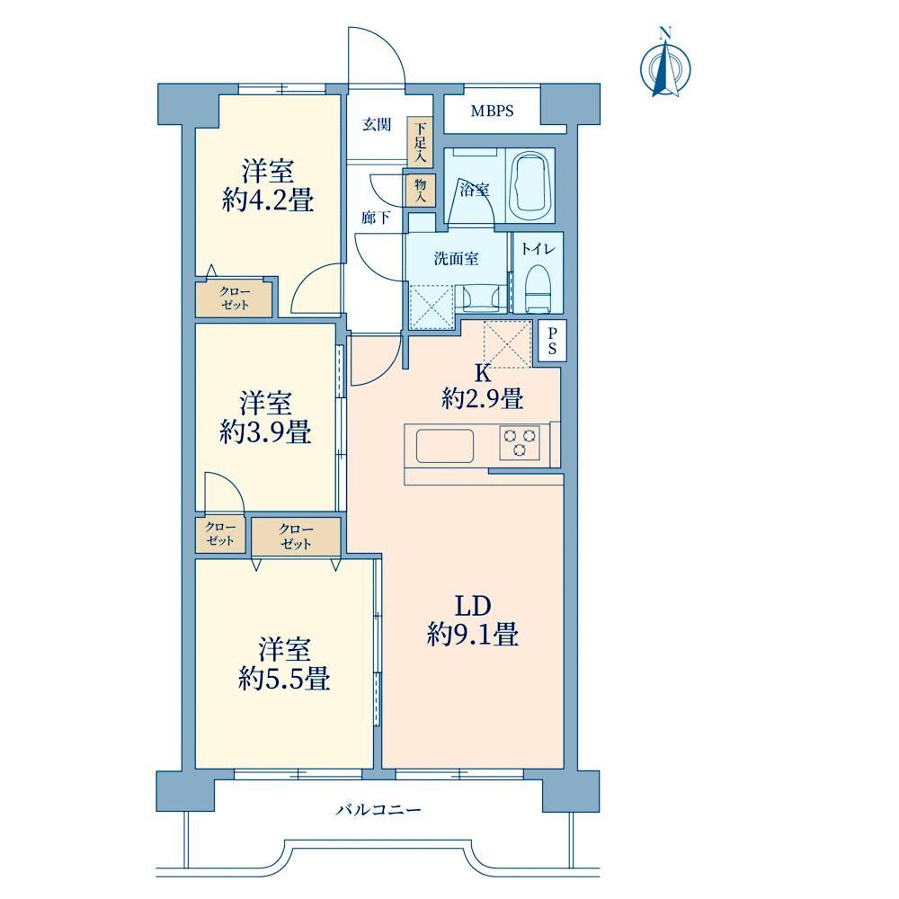 3LDK apartment in Koto Ward, Tokyo - Photo 1