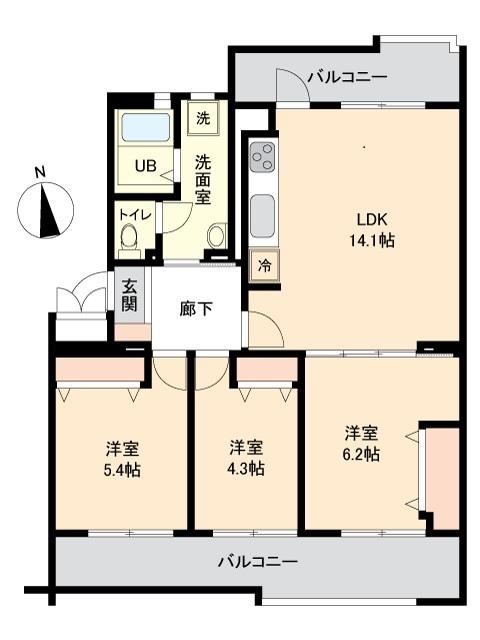 3LDK apartment in Tama, Tokyo - Photo 1