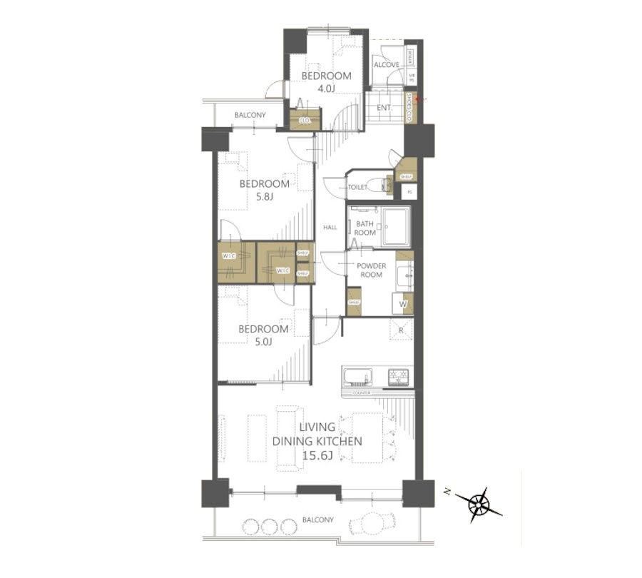 3LDK apartment in Totsuka Ward, Yokohama, Kanagawa - Photo 1