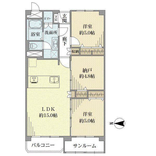 2LDK+S apartment in Takarazuka, Hyogo - Photo 1