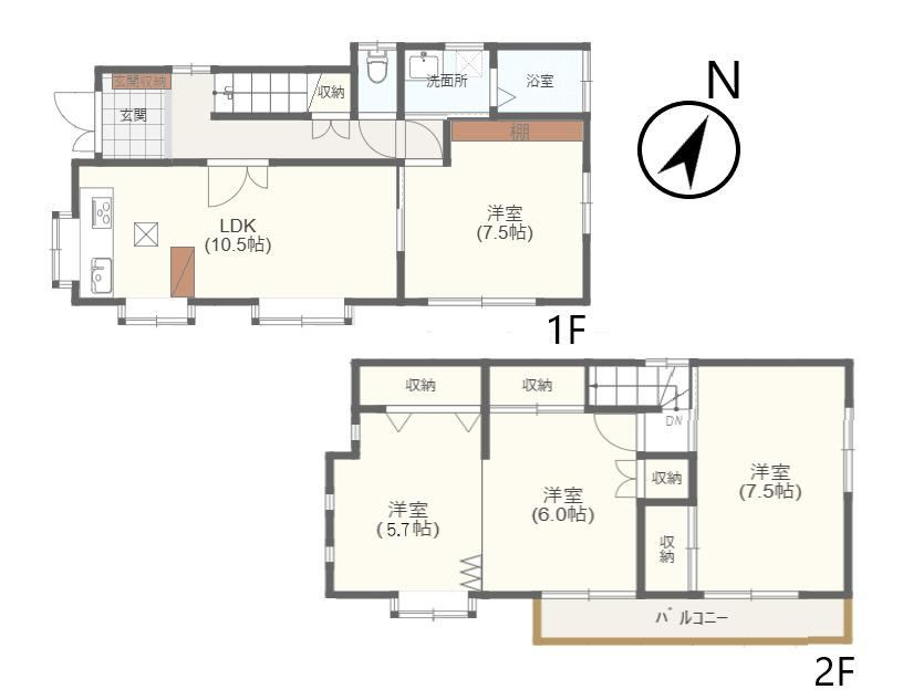 3LDK house in Tokorozawa, Saitama - Photo 1