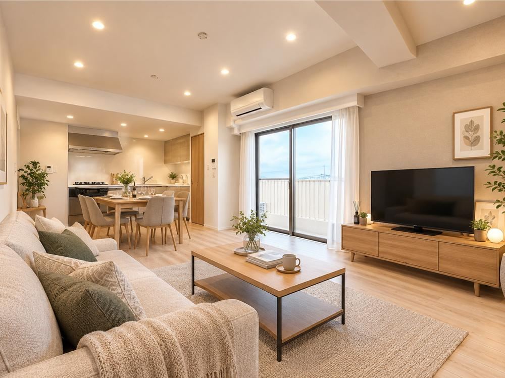 2LDK apartment in Tsurugashima, Saitama - Photo 1