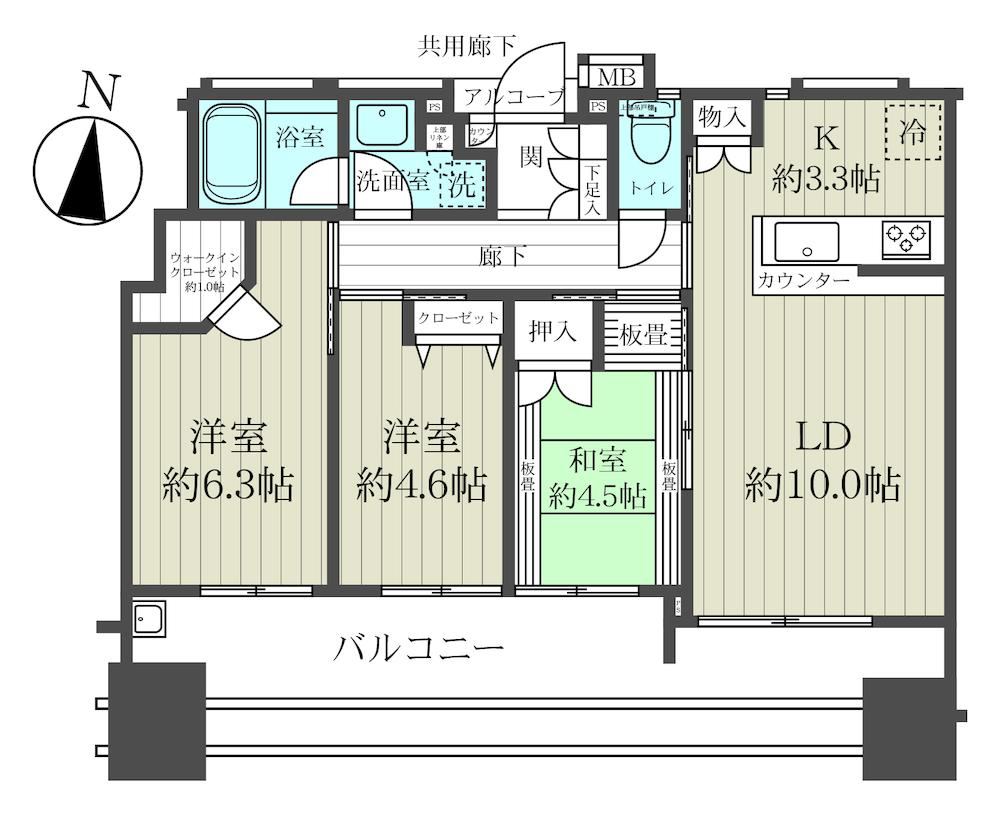 3LDK apartment in Koto Ward, Tokyo - Photo 1